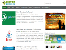 Tablet Screenshot of androidlegend.com